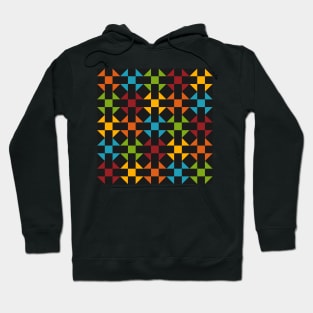 Geometric Pattern: Quilt: Winter Hoodie